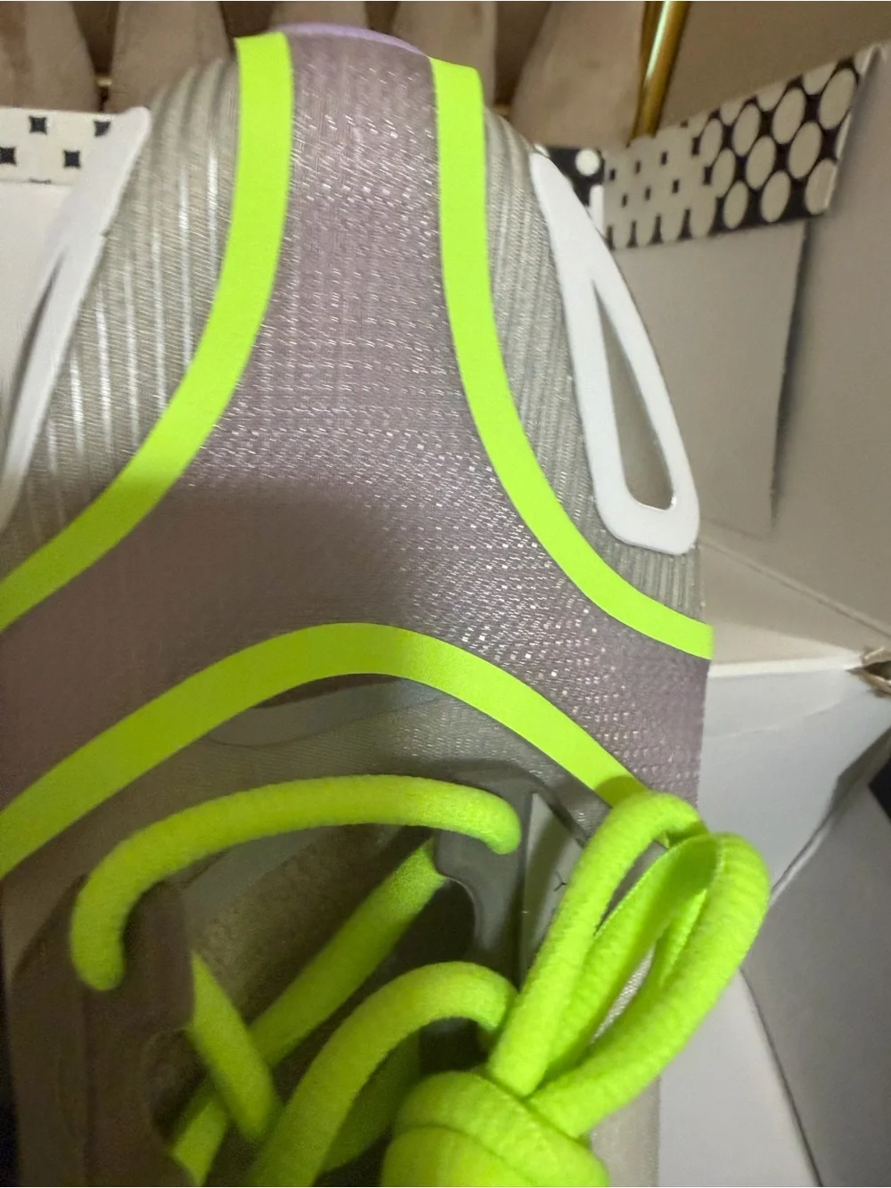 Stella McCartney Neon Yellow and Gray Women’s Athletic Sneakers